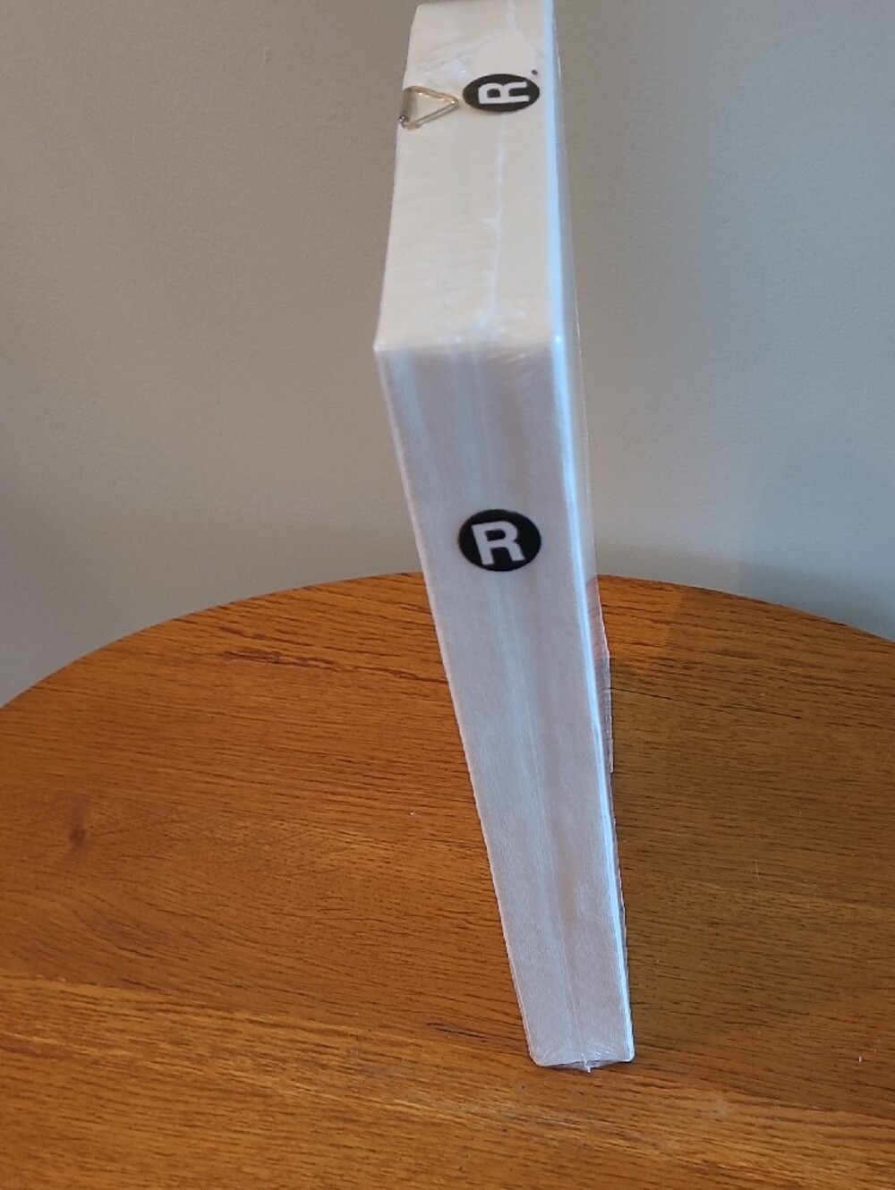 White Letter 'R' Canvas - Picture 4 of 4